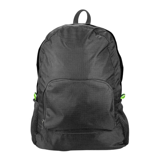 Nylon foldable backpack
