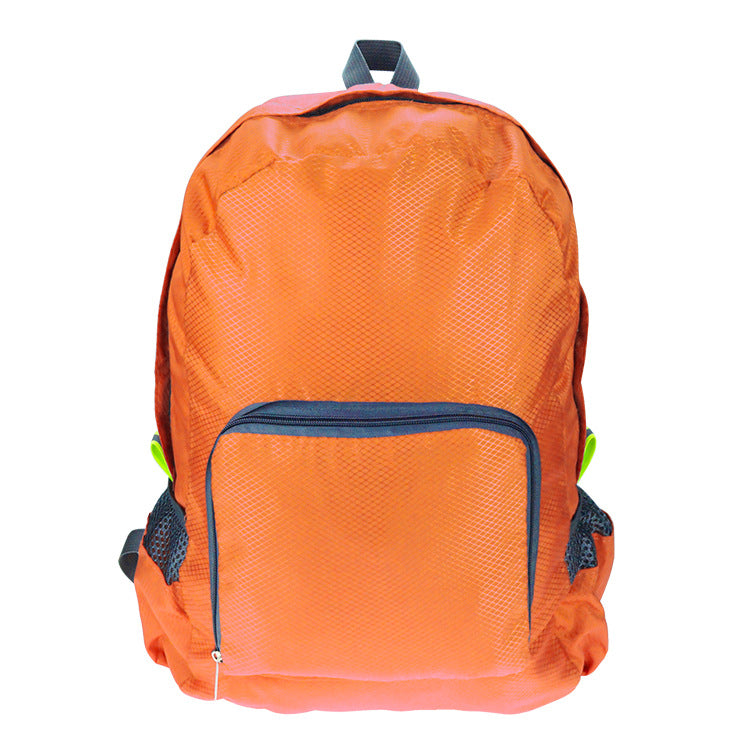 Nylon foldable backpack