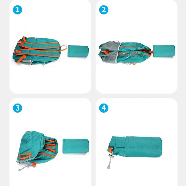 Foldable hiking backpack