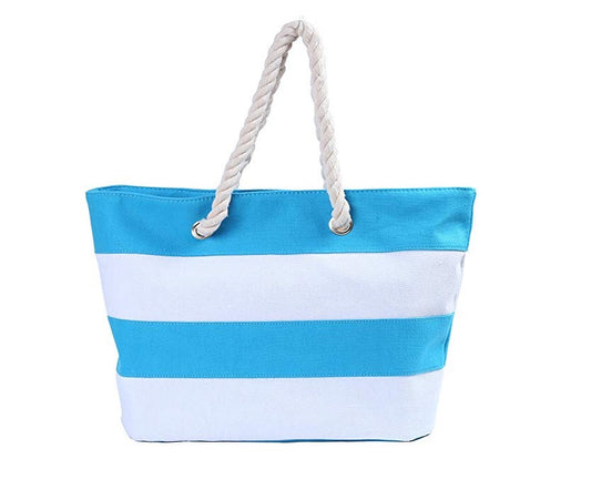 Canvas tote beach bag