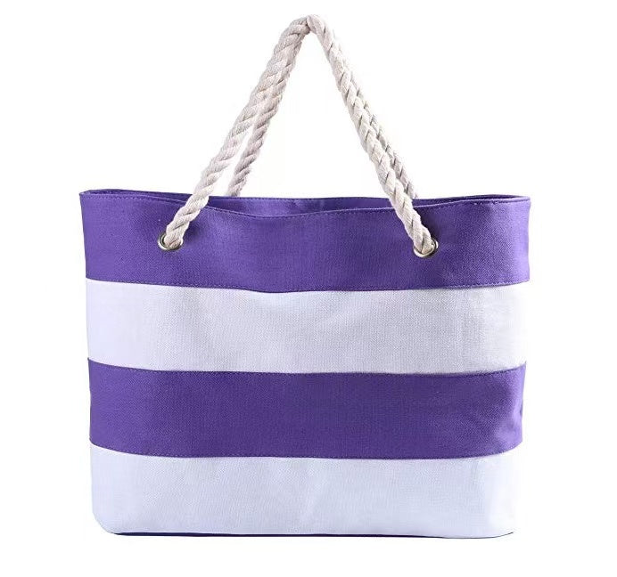 Canvas tote beach bag