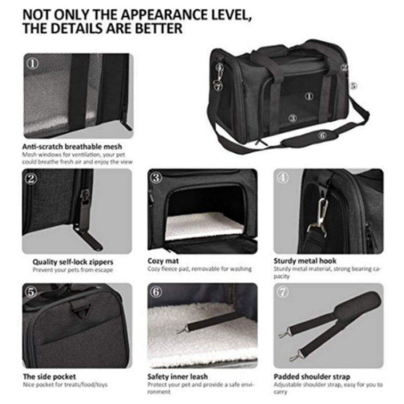 Pet portable toilet bag for going out(Not including the cat)