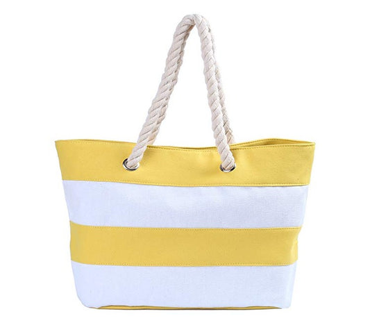 Canvas tote beach bag